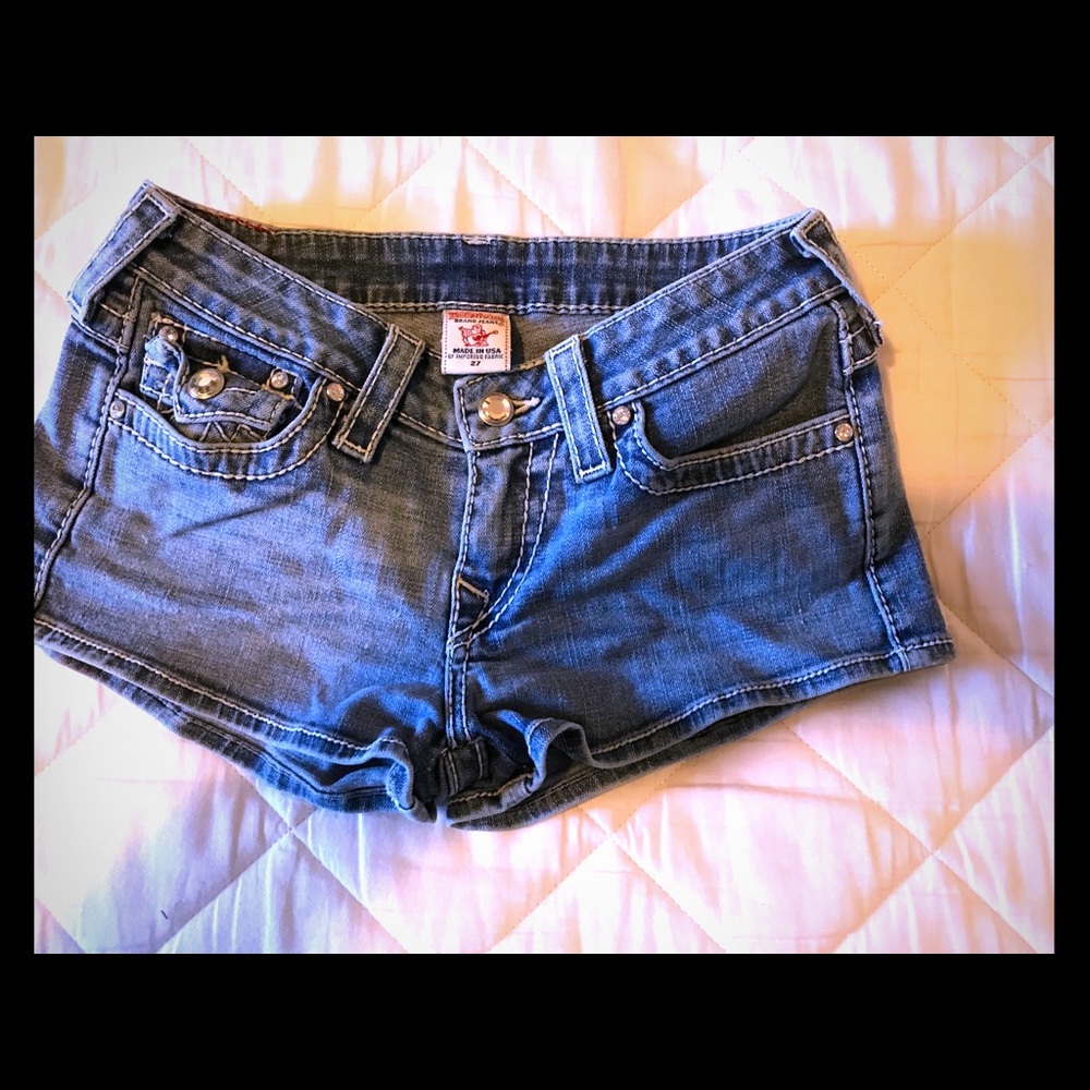 Denim shorts rarely worn